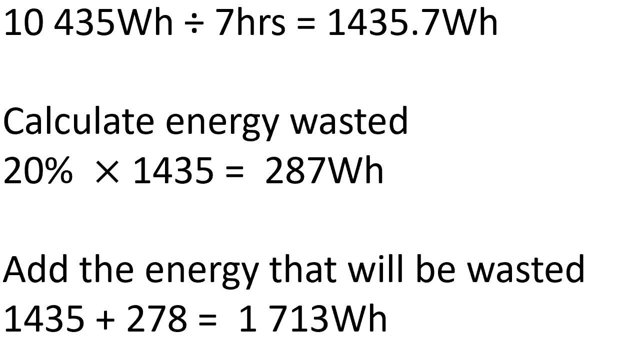total watt-hours