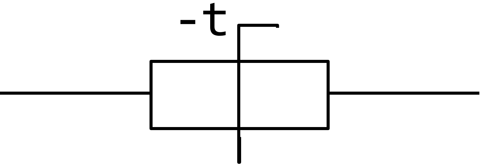 negative temperature coefficient resistor symbol
